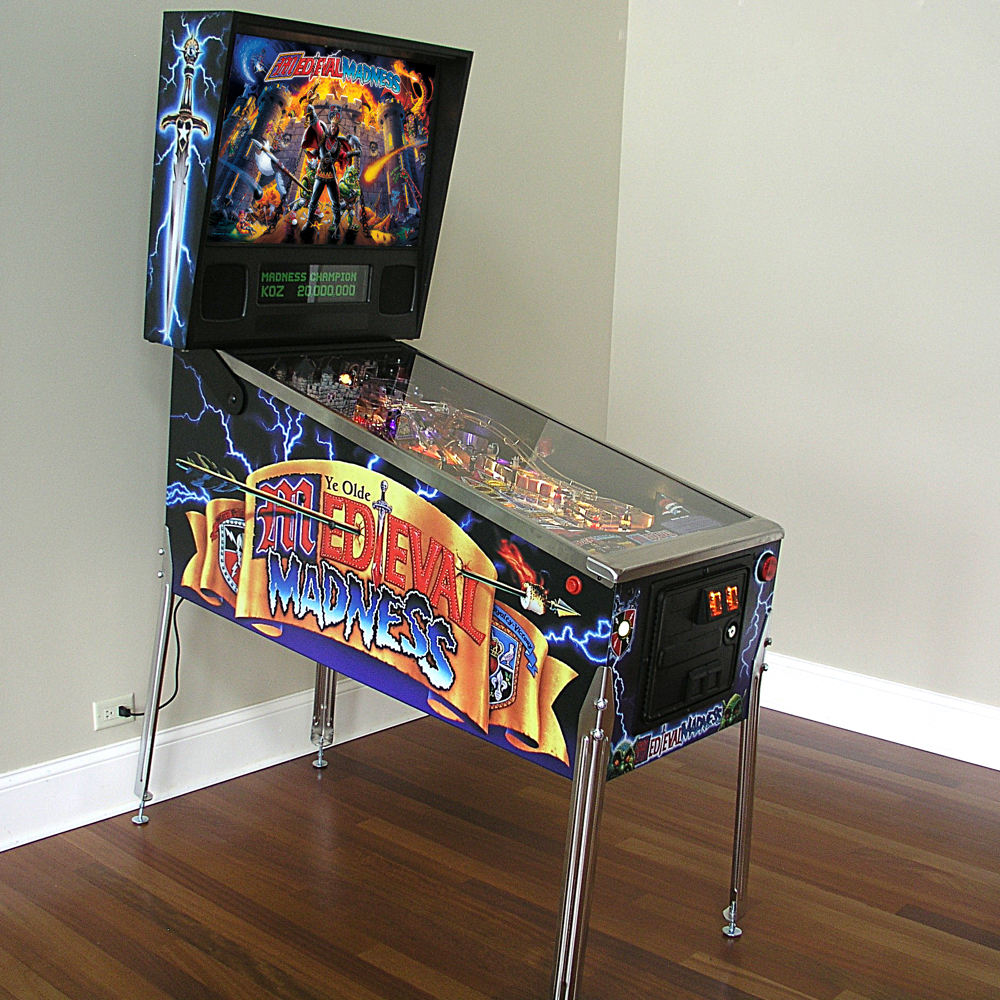 Williams/Chicago Gaming Medieval Madness, MM/MMr pinball machine Dragon  Topper